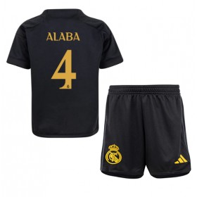 Real Madrid David Alaba #4 Tredje Kläder Barn 2023-24 Kortärmad (+ Korta byxor)